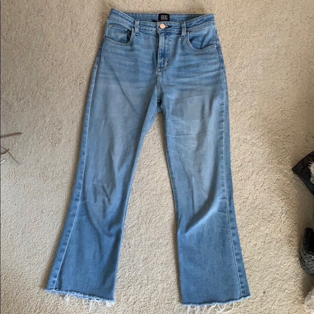 BDG Flare Cropped Jeans